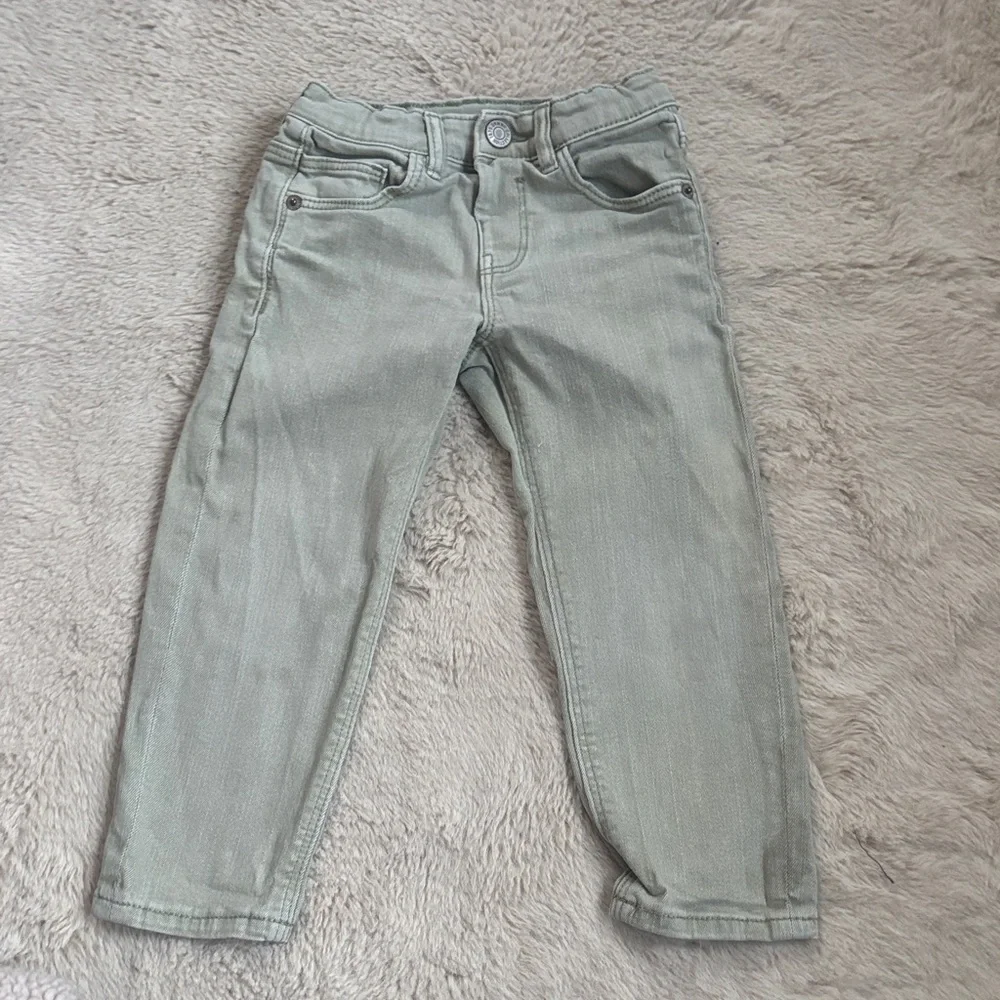 Zara Kids' Olive Green Denim - Picture 1 of 4